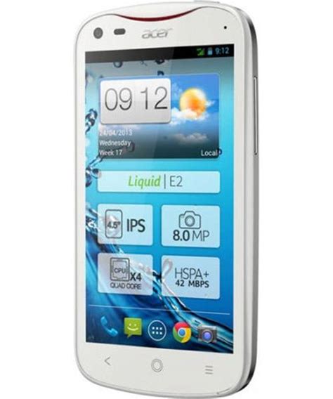 Acer liquid e2Chi non si informa adeguatamente in anticipo corre il rischio di ricevere acer liquid e2 che non hanno la funzione desiderata o sono realizzati con materiali di qualità inferiore. Se volete un prodotto che soddisfi al meglio le vostre aspettative, dovreste provare un acer liquid e2.
  <p>Per i prodotti si possono trovare test online e confronti tra i prodotti.  I confronti tra i prodotti possono aiutare a confrontare le diverse funzioni o proprietà dei diversi prodotti. Di seguito, spieghiamo perché la ricerca è importante e di cosa si dovrebbe essere consapevoli quando si acquista un articolo.
</p>

<h2>Acquisto di Acer liquid e2 - criteri importanti</h2>

<p>Una lista di controllo può aiutarti a evitare di dover cercare informazioni sui prodotti su decine di siti web. Di seguito è riportato un esempio di una lista di controllo che può aiutarvi a trovare il prodotto giusto. Importanti criteri di acquisto includono, ad esempio:
</p><ul>
<li>Opinioni dei clienti</li>
<li>Confronti dei prezzi</li>
<li>Dettagli del prodotto</li>
<li>Termini e condizioni di consegna</li>
<li>Domande dei clienti e risposte dei marchi</li>
</ul>
<h2>Qual è l