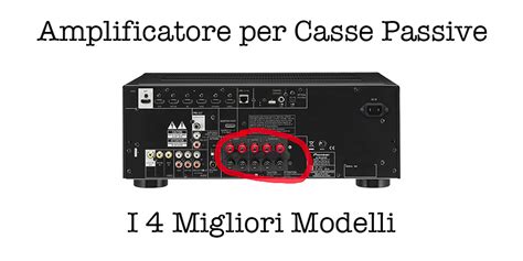 Amplificatore casseChi non si informa adeguatamente in anticipo corre il rischio di ricevere amplificatore casse che non hanno la funzione desiderata o sono realizzati con materiali di qualità inferiore. Se volete un prodotto che soddisfi al meglio le vostre aspettative, dovreste provare un amplificatore casse.
  <p>Per i prodotti si possono trovare test online e confronti tra i prodotti.  I confronti tra i prodotti possono aiutare a confrontare le diverse funzioni o proprietà dei diversi prodotti. Di seguito, spieghiamo perché la ricerca è importante e di cosa si dovrebbe essere consapevoli quando si acquista un articolo.
</p>

<h2>Acquisto di Amplificatore casse - criteri importanti</h2>

<p>Una lista di controllo può aiutarti a evitare di dover cercare informazioni sui prodotti su decine di siti web. Di seguito è riportato un esempio di una lista di controllo che può aiutarvi a trovare il prodotto giusto. Importanti criteri di acquisto includono, ad esempio:
</p><ul>
<li>Opinioni dei clienti</li>
<li>Confronti dei prezzi</li>
<li>Dettagli del prodotto</li>
<li>Termini e condizioni di consegna</li>
<li>Domande dei clienti e risposte dei marchi</li>
</ul>
<h2>Qual è l