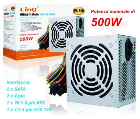 Case alimentatore 500wChi non si informa adeguatamente in anticipo corre il rischio di ricevere case alimentatore 500w che non hanno la funzione desiderata o sono realizzati con materiali di qualità inferiore. Se volete un prodotto che soddisfi al meglio le vostre aspettative, dovreste provare un case alimentatore 500w.
  <p>Per i prodotti si possono trovare test online e confronti tra i prodotti.  I confronti tra i prodotti possono aiutare a confrontare le diverse funzioni o proprietà dei diversi prodotti. Di seguito, spieghiamo perché la ricerca è importante e di cosa si dovrebbe essere consapevoli quando si acquista un articolo.
</p>

<h2>Acquisto di Case alimentatore 500w - criteri importanti</h2>

<p>Una lista di controllo può aiutarti a evitare di dover cercare informazioni sui prodotti su decine di siti web. Di seguito è riportato un esempio di una lista di controllo che può aiutarvi a trovare il prodotto giusto. Importanti criteri di acquisto includono, ad esempio:
</p><ul>
<li>Opinioni dei clienti</li>
<li>Confronti dei prezzi</li>
<li>Dettagli del prodotto</li>
<li>Termini e condizioni di consegna</li>
<li>Domande dei clienti e risposte dei marchi</li>
</ul>
<h2>Qual è l