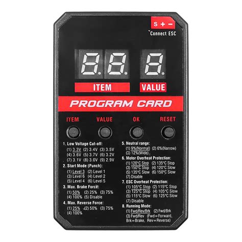 Esc program cardChi non si informa adeguatamente in anticipo corre il rischio di ricevere esc program card che non hanno la funzione desiderata o sono realizzati con materiali di qualità inferiore. Se volete un prodotto che soddisfi al meglio le vostre aspettative, dovreste provare un esc program card.
  <p>Per i prodotti si possono trovare test online e confronti tra i prodotti.  I confronti tra i prodotti possono aiutare a confrontare le diverse funzioni o proprietà dei diversi prodotti. Di seguito, spieghiamo perché la ricerca è importante e di cosa si dovrebbe essere consapevoli quando si acquista un articolo.
</p>

<h2>Acquisto di Esc program card - criteri importanti</h2>

<p>Una lista di controllo può aiutarti a evitare di dover cercare informazioni sui prodotti su decine di siti web. Di seguito è riportato un esempio di una lista di controllo che può aiutarvi a trovare il prodotto giusto. Importanti criteri di acquisto includono, ad esempio:
</p><ul>
<li>Opinioni dei clienti</li>
<li>Confronti dei prezzi</li>
<li>Dettagli del prodotto</li>
<li>Termini e condizioni di consegna</li>
<li>Domande dei clienti e risposte dei marchi</li>
</ul>
<h2>Qual è l