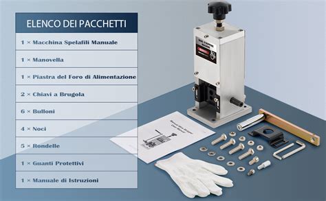Macchina spellacaviChi non si informa adeguatamente in anticipo corre il rischio di ricevere macchina spellacavi che non hanno la funzione desiderata o sono realizzati con materiali di qualità inferiore. Se volete un prodotto che soddisfi al meglio le vostre aspettative, dovreste provare un macchina spellacavi.
  <p>Per i prodotti si possono trovare test online e confronti tra i prodotti.  I confronti tra i prodotti possono aiutare a confrontare le diverse funzioni o proprietà dei diversi prodotti. Di seguito, spieghiamo perché la ricerca è importante e di cosa si dovrebbe essere consapevoli quando si acquista un articolo.
</p>

<h2>Acquisto di Macchina spellacavi - criteri importanti</h2>

<p>Una lista di controllo può aiutarti a evitare di dover cercare informazioni sui prodotti su decine di siti web. Di seguito è riportato un esempio di una lista di controllo che può aiutarvi a trovare il prodotto giusto. Importanti criteri di acquisto includono, ad esempio:
</p><ul>
<li>Opinioni dei clienti</li>
<li>Confronti dei prezzi</li>
<li>Dettagli del prodotto</li>
<li>Termini e condizioni di consegna</li>
<li>Domande dei clienti e risposte dei marchi</li>
</ul>
<h2>Qual è l