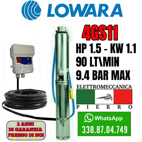 Pompa sommersa lowaraChi non si informa adeguatamente in anticipo corre il rischio di ricevere pompa sommersa lowara che non hanno la funzione desiderata o sono realizzati con materiali di qualità inferiore. Se volete un prodotto che soddisfi al meglio le vostre aspettative, dovreste provare un pompa sommersa lowara.
  <p>Per i prodotti si possono trovare test online e confronti tra i prodotti.  I confronti tra i prodotti possono aiutare a confrontare le diverse funzioni o proprietà dei diversi prodotti. Di seguito, spieghiamo perché la ricerca è importante e di cosa si dovrebbe essere consapevoli quando si acquista un articolo.
</p>

<h2>Acquisto di Pompa sommersa lowara - criteri importanti</h2>

<p>Una lista di controllo può aiutarti a evitare di dover cercare informazioni sui prodotti su decine di siti web. Di seguito è riportato un esempio di una lista di controllo che può aiutarvi a trovare il prodotto giusto. Importanti criteri di acquisto includono, ad esempio:
</p><ul>
<li>Opinioni dei clienti</li>
<li>Confronti dei prezzi</li>
<li>Dettagli del prodotto</li>
<li>Termini e condizioni di consegna</li>
<li>Domande dei clienti e risposte dei marchi</li>
</ul>
<h2>Qual è l